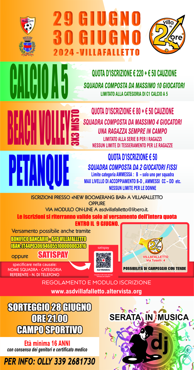 Villa in 24 ore 29/30 Giugno 2024
